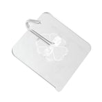 22pcs Self Adhesive Hooks Seamless Transparent Load Bearing 20kg Multifunction Kitchen Wall Hooks Coat Hooks