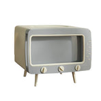 TV Shaped Tissue Box Multifunctional Fashionable Cute Napkin Box Desktop Decoration for Room Bathroom Kitchen Dining White