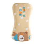Double Layer Adjustable Kids Memory Foam Pillow Washable Neck Protection Toddler Pillow for Kindergarten Nap Little Bear 3cm