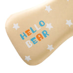 Double Layer Adjustable Kids Memory Foam Pillow Washable Neck Protection Toddler Pillow for Kindergarten Nap Little Bear 3cm