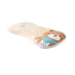 Double Layer Adjustable Kids Memory Foam Pillow Washable Neck Protection Toddler Pillow for Kindergarten Nap Little Bear 3cm