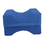 Knee Pillow for Side Sleepers Sponge Leg Positioner Knee Wedge Pillow with Detachable Cover for Hip Joint Lower Back Pains Relief