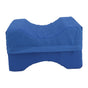 Knee Pillow for Side Sleepers Sponge Leg Positioner Knee Wedge Pillow with Detachable Cover for Hip Joint Lower Back Pains Relief