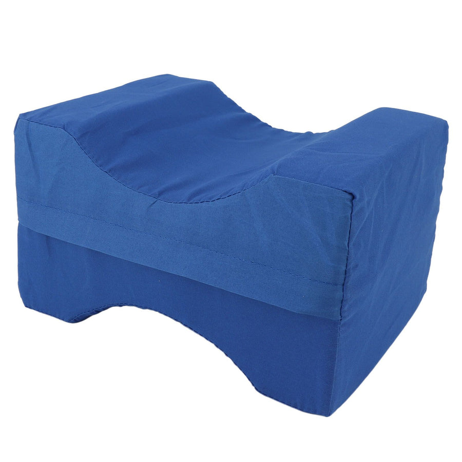 Knee Pillow for Side Sleepers Sponge Leg Positioner Knee Wedge Pillow with Detachable Cover for Hip Joint Lower Back Pains Relief