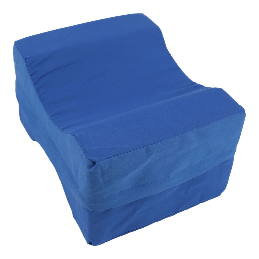 Knee Pillow for Side Sleepers Sponge Leg Positioner Knee Wedge Pillow with Detachable Cover for Hip Joint Lower Back Pains Relief