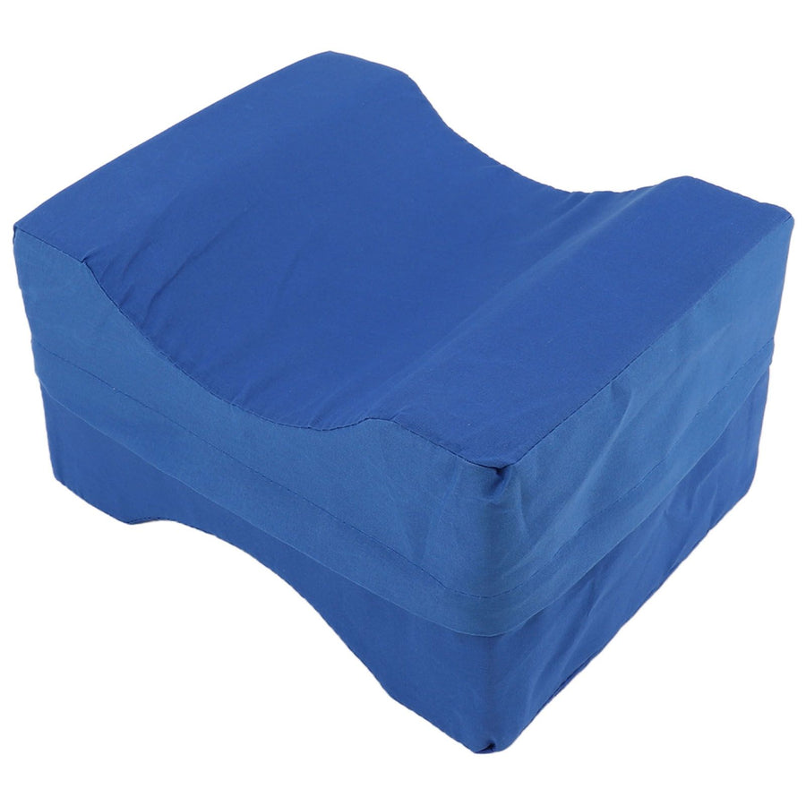 Knee Pillow for Side Sleepers Sponge Leg Positioner Knee Wedge Pillow with Detachable Cover for Hip Joint Lower Back Pains Relief