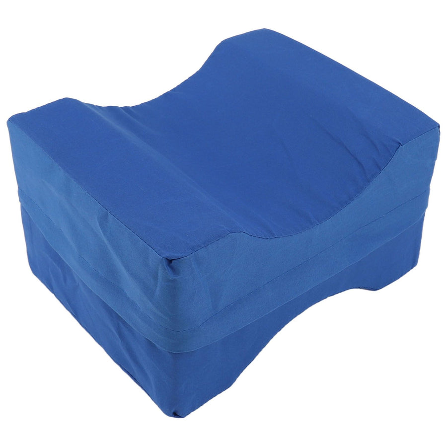 Knee Pillow for Side Sleepers Sponge Leg Positioner Knee Wedge Pillow with Detachable Cover for Hip Joint Lower Back Pains Relief