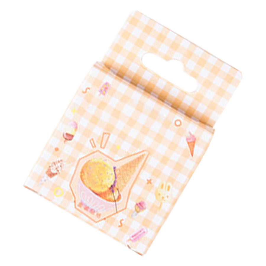 Ice Cream Stickers Self Adhesive DIY Decorative Ice Cream Decal for Envelope Card Making