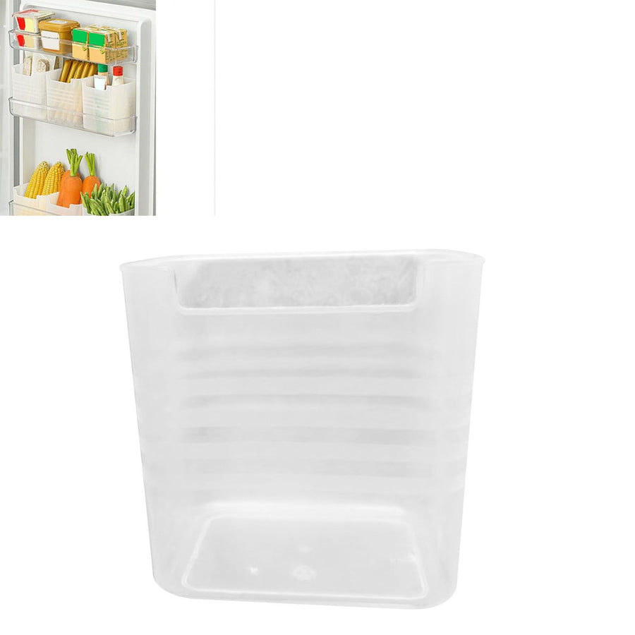 Refrigerator Side Door Storage Box Multifunctional Sorting Large Capacity Organizer Box for Fridge Cabinet Kitchen