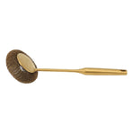 Long Handle Steel Wool Scrubber Deep Clean Rustproof Stainless Steel Dish Scrubber Brush for Pots Pans Grills Gold
