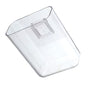 Wall Mount Organizer Sturdy Plastic Transparent Design Easy to Install Wall Remote Holder for Bedroom Living Room Small(4.7x4.0x2.0in)