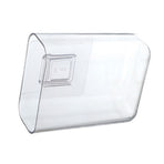 Wall Mount Organizer Sturdy Plastic Transparent Design Easy to Install Wall Remote Holder for Bedroom Living Room Small(4.7x4.0x2.0in)