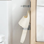 Slippers Drain Storage Rack Multipurpose Punch Free Waterproof Space Saving Wall Mounted Shoes Rack for Bathroom Toilet