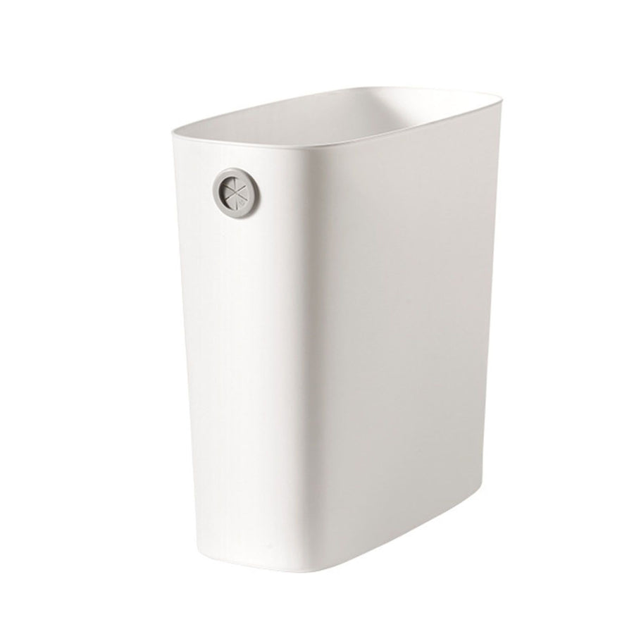 Narrow Trash Bin Plastic Large Capacity Wastepaper Basket for Bathroom Bedroom Kitchen Home Office