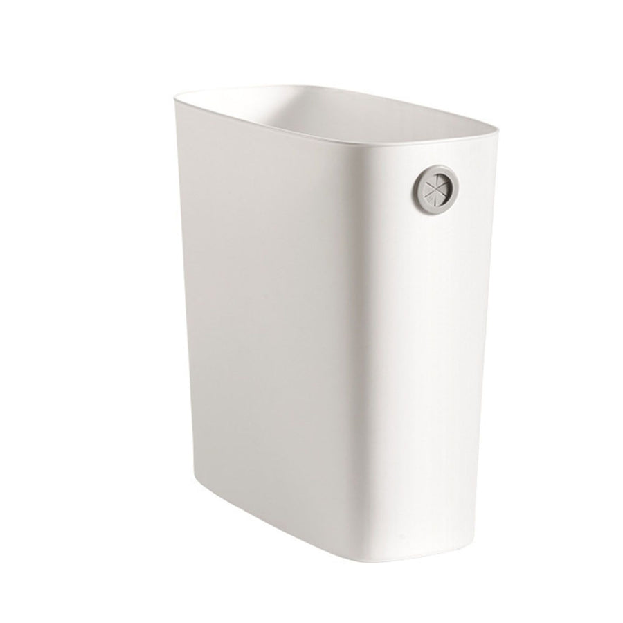 Narrow Trash Bin Plastic Large Capacity Wastepaper Basket for Bathroom Bedroom Kitchen Home Office