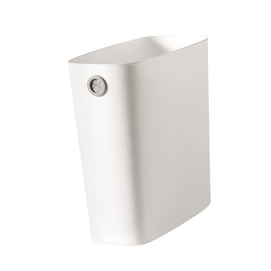 Narrow Trash Bin Plastic Large Capacity Wastepaper Basket for Bathroom Bedroom Kitchen Home Office