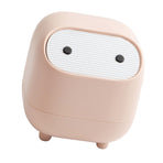Desktop Trash Can Cartoon Multifunctional Tiny Storage Bin with Lid Desk Decoration for Living Room Office Car
