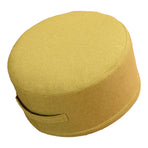 Floor Pillow 20cm Thickness Cotton Fabric Soft Comfortable Detachable Round Floor Cushion for Home Indoor Grass Green Diameter 36cm (Adult Style)