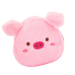 Coin Wallet Purse Pink Pig Shape Cute Portable Plush Mini Change Purse for Kids for Outdoor Shopping
