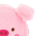 Coin Wallet Purse Pink Pig Shape Cute Portable Plush Mini Change Purse for Kids for Outdoor Shopping