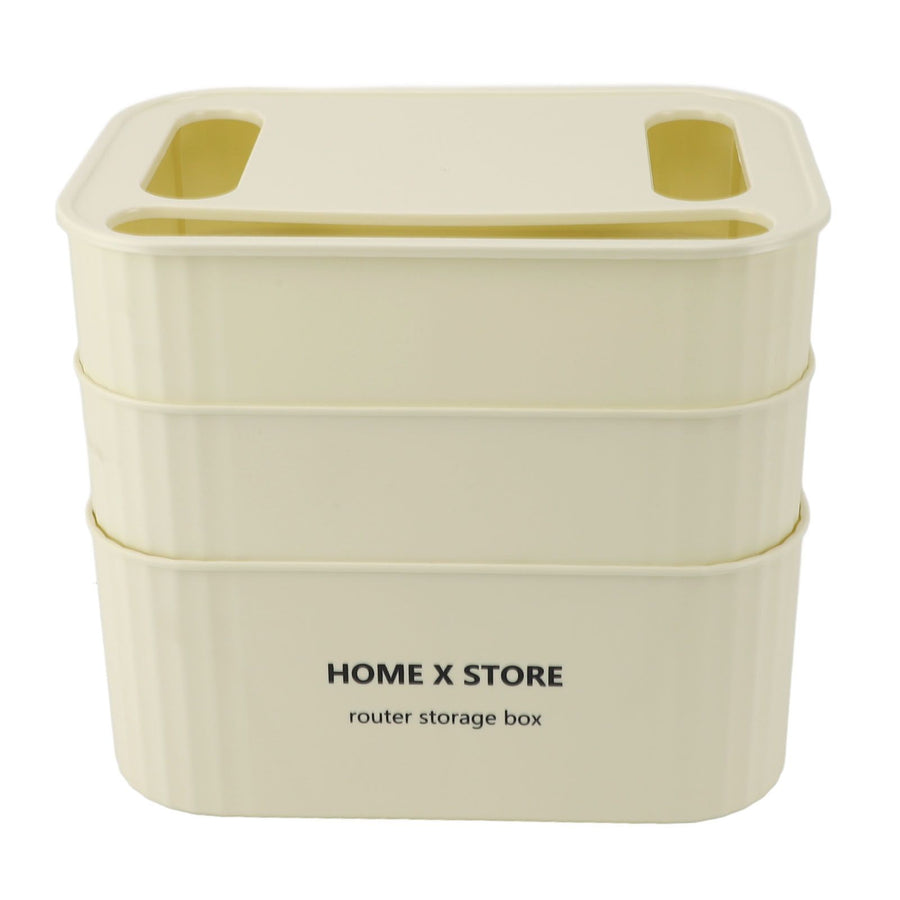 WIFI Router Storage Box Cable Management Versatile Sturdy WiFi Shelf Box Hider Box for Home