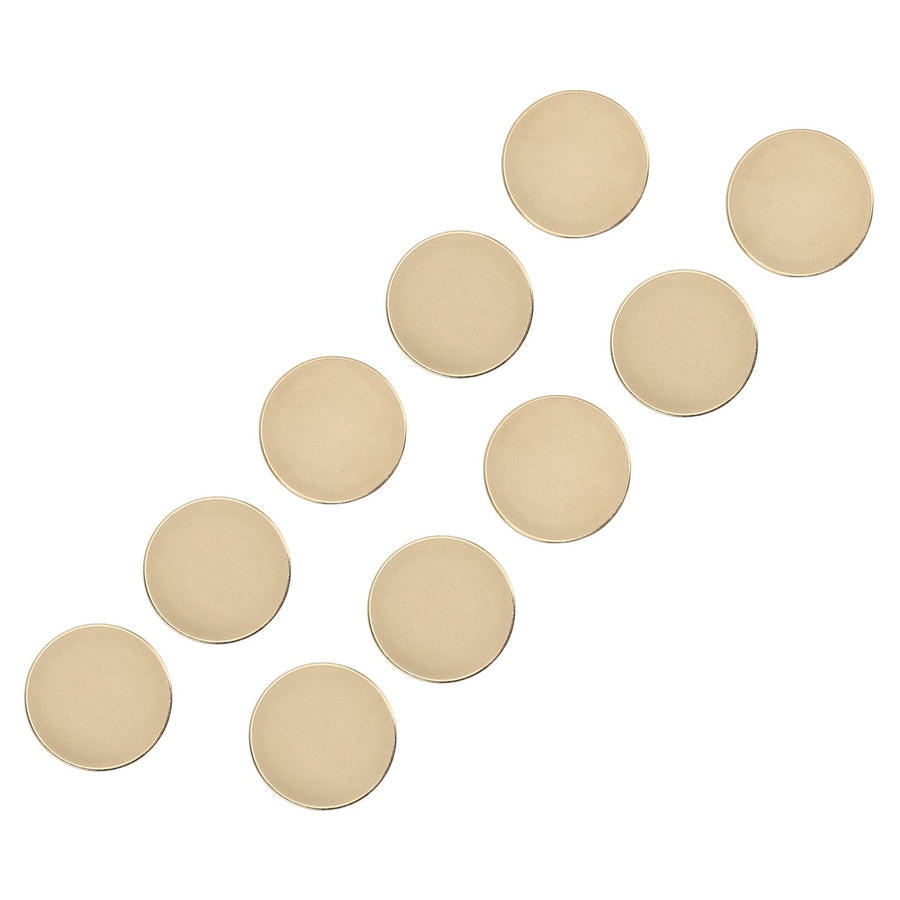 10PCS Brass Challenge Coin Engraving Blank Medallions for DIY Crafts Birthday Travel Collection