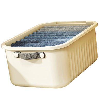 Clothes Storage Box Large Capacity Multifunction Space Saving Clothes Organizer Case with Lid for Bedroom Home