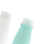 3 Pcs Soft Travel Bottles Leakage Proof Refillable Portable Squeezable Toiletry Cosmetic Container for Shampoo Lotion
