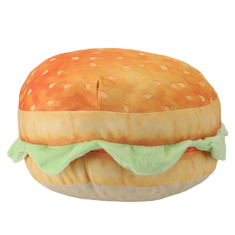 Burger Pillow Soft Plush Sofa Chair Floor Cushion Funny Food Stuffed Toy for Bedroom Office