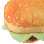 Burger Pillow Soft Plush Sofa Chair Floor Cushion Funny Food Stuffed Toy for Bedroom Office