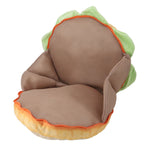 Burger Pillow Soft Plush Sofa Chair Floor Cushion Funny Food Stuffed Toy for Bedroom Office