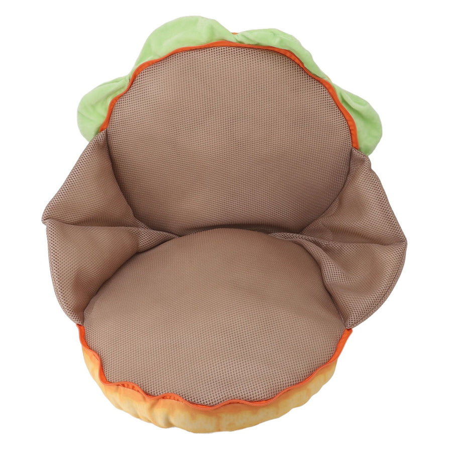 Burger Pillow Soft Plush Sofa Chair Floor Cushion Funny Food Stuffed Toy for Bedroom Office