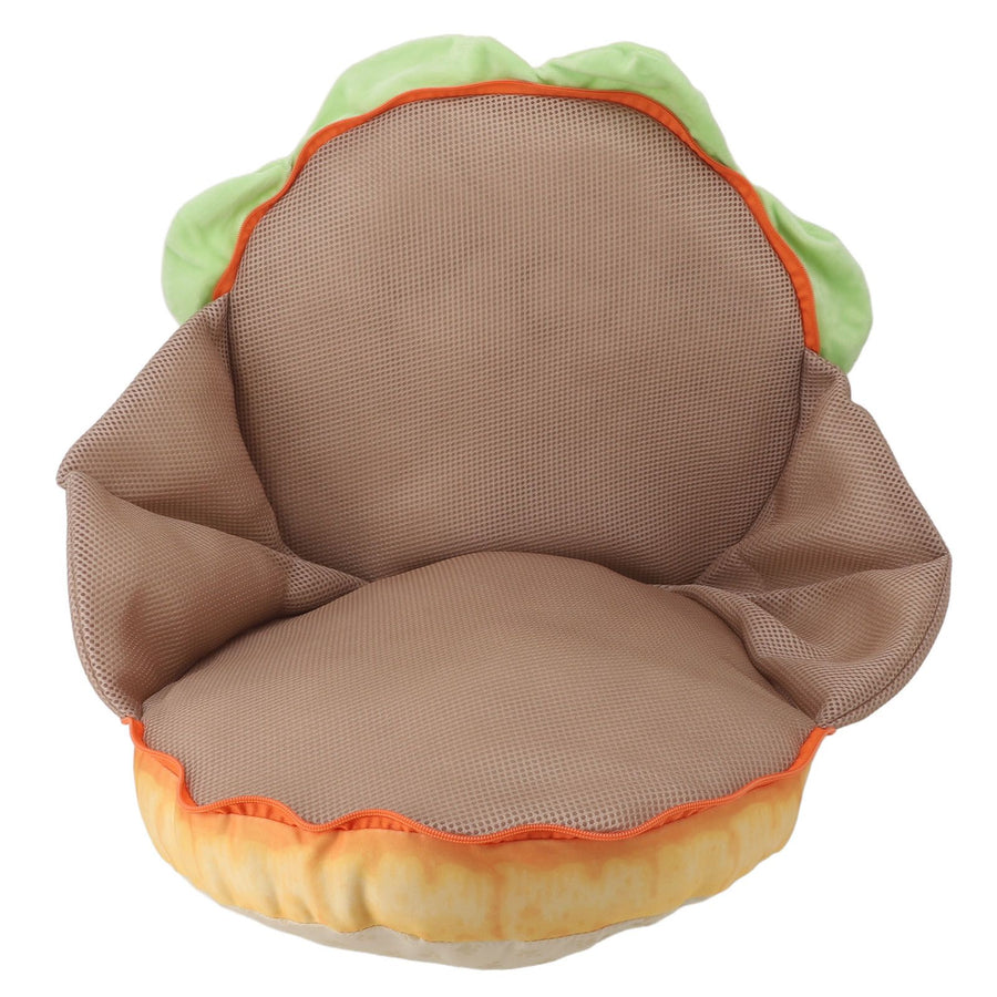 Burger Pillow Soft Plush Sofa Chair Floor Cushion Funny Food Stuffed Toy for Bedroom Office