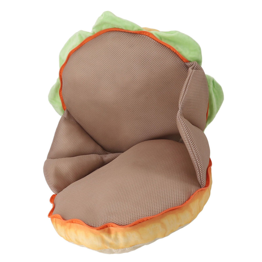 Burger Pillow Soft Plush Sofa Chair Floor Cushion Funny Food Stuffed Toy for Bedroom Office