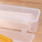 Long Brush Storage Box Portable Clear Plastic Makeup Brush Organizer with Cover Multifunctional Eyebrow Pencil Storage Containers