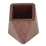 Black Walnut Wood Pen Holder Hand Made Exquisite Wood Pencil Holder Space Saving Multifunctional Pen Holder Cup for Office