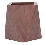 Black Walnut Wood Pen Holder Hand Made Exquisite Wood Pencil Holder Space Saving Multifunctional Pen Holder Cup for Office