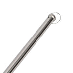 Broom Stainless Steel Long Handle Floor Cleaning Sweeping Broom for Home Kitchen Room Office Red Single Broom Red