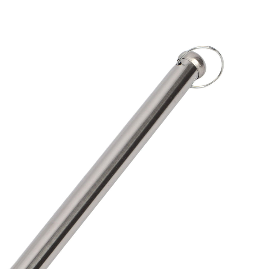 Broom Stainless Steel Long Handle Floor Cleaning Sweeping Broom for Home Kitchen Room Office Red Single Broom Red