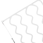 Closet Shelf Dividers Multipurpose Simple Stylish Design Compact Wardrobe Partition Board for Cabinet Bookcase White