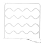 Closet Shelf Dividers Multipurpose Simple Stylish Design Compact Wardrobe Partition Board for Cabinet Bookcase White