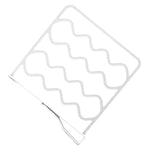 Closet Shelf Dividers Multipurpose Simple Stylish Design Compact Wardrobe Partition Board for Cabinet Bookcase White