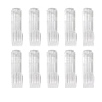 10PCS Adhesive Hooks Transparent Acrylic Traceless Multifunctional Wall Mounted Adhesive Hanger