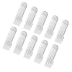 10PCS Adhesive Hooks Transparent Acrylic Traceless Multifunctional Wall Mounted Adhesive Hanger