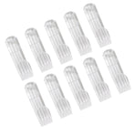 10PCS Adhesive Hooks Transparent Acrylic Traceless Multifunctional Wall Mounted Adhesive Hanger