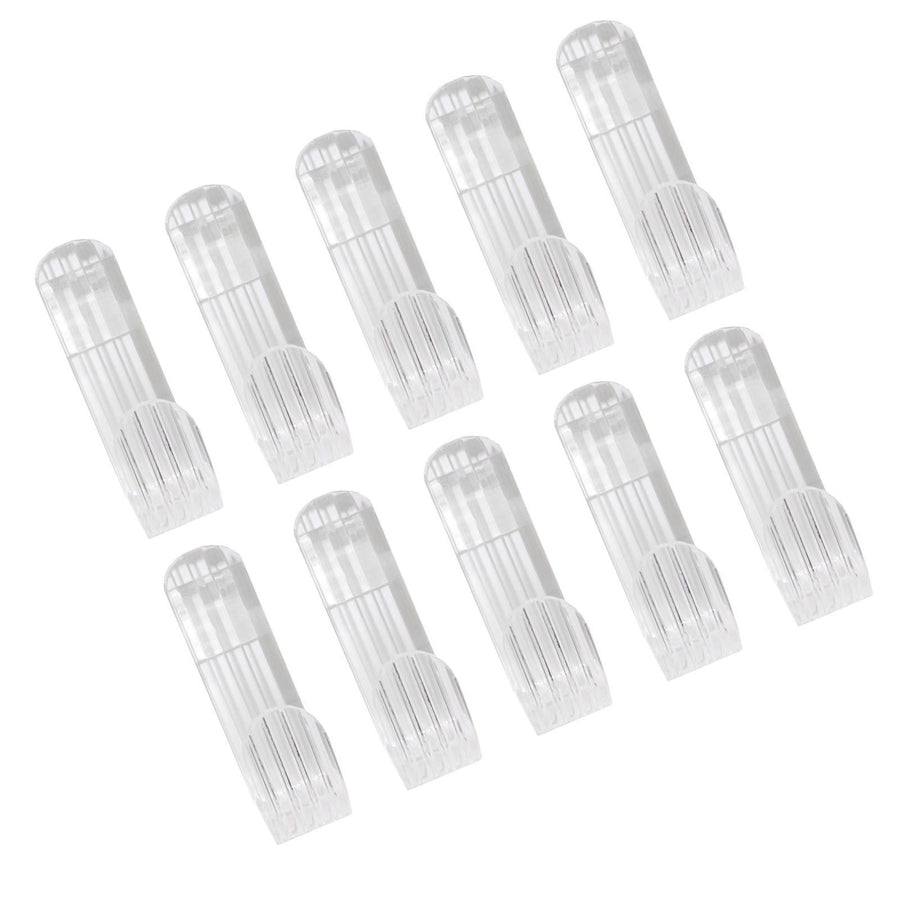 10PCS Adhesive Hooks Transparent Acrylic Traceless Multifunctional Wall Mounted Adhesive Hanger