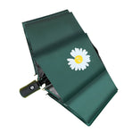 Umbrella Dark Green Stylish Fully Automatic Folding Windproof UV Proof Sun Rain Umbrella for Outdoor
