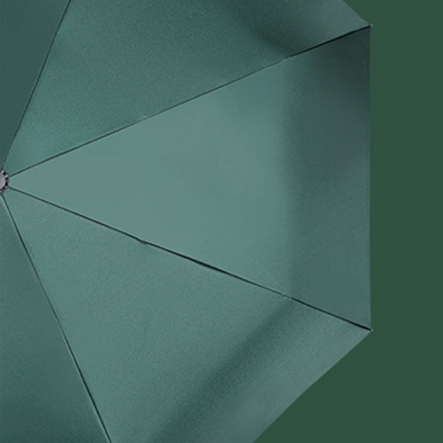 Umbrella Dark Green Stylish Fully Automatic Folding Windproof UV Proof Sun Rain Umbrella for Outdoor