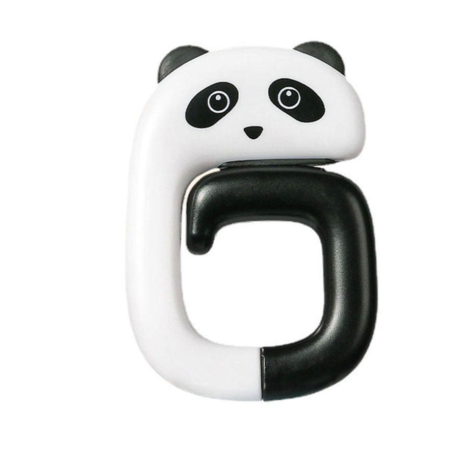 Desk Bag Hook Under Mount Hanging Holder ABS TPR Movable Non Slip Deform for Classroom Office