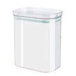Food Storage Container 14x8.5x17.5cm Plastic Airtight Canister for Grain Coffee Bean